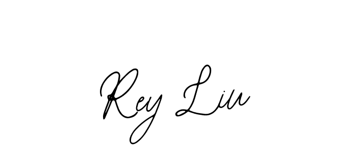 Similarly Bearetta-2O07w is the best handwritten signature design. Signature creator online .You can use it as an online autograph creator for name Rey Liu. Rey Liu signature style 12 images and pictures png
