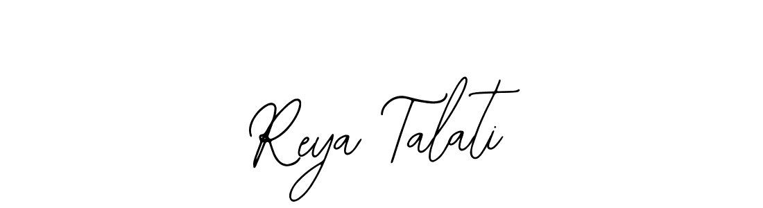 The best way (Bearetta-2O07w) to make a short signature is to pick only two or three words in your name. The name Reya Talati include a total of six letters. For converting this name. Reya Talati signature style 12 images and pictures png
