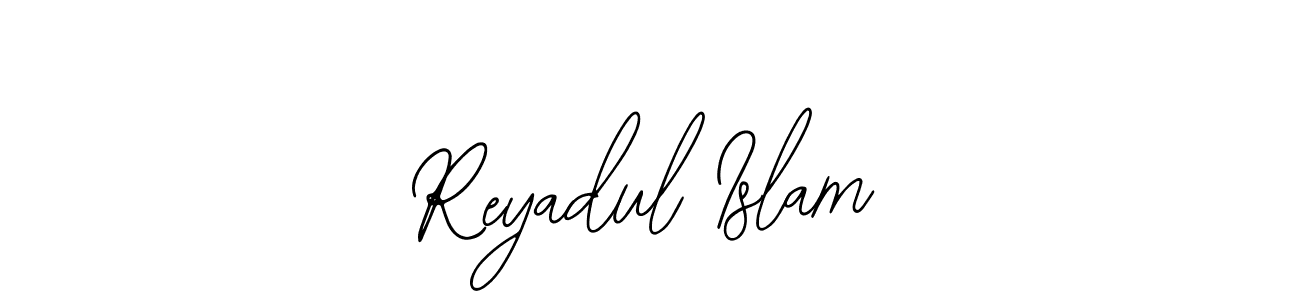 if you are searching for the best signature style for your name Reyadul Islam. so please give up your signature search. here we have designed multiple signature styles  using Bearetta-2O07w. Reyadul Islam signature style 12 images and pictures png