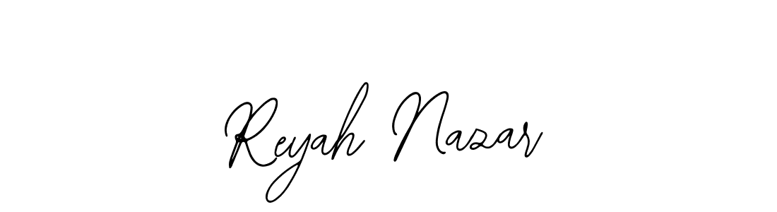 Make a beautiful signature design for name Reyah Nazar. Use this online signature maker to create a handwritten signature for free. Reyah Nazar signature style 12 images and pictures png