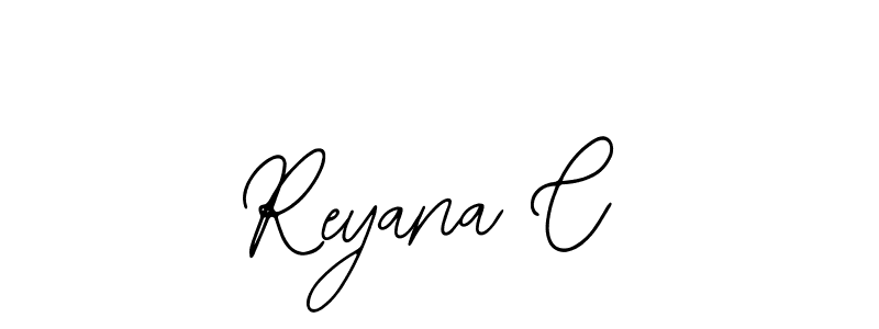 How to Draw Reyana C signature style? Bearetta-2O07w is a latest design signature styles for name Reyana C. Reyana C signature style 12 images and pictures png