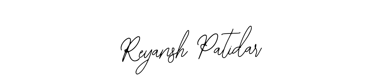 Make a beautiful signature design for name Reyansh Patidar. With this signature (Bearetta-2O07w) style, you can create a handwritten signature for free. Reyansh Patidar signature style 12 images and pictures png