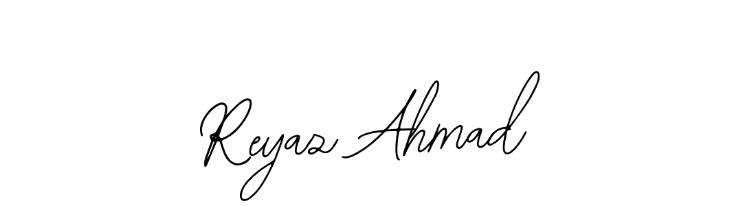 How to make Reyaz Ahmad name signature. Use Bearetta-2O07w style for creating short signs online. This is the latest handwritten sign. Reyaz Ahmad signature style 12 images and pictures png