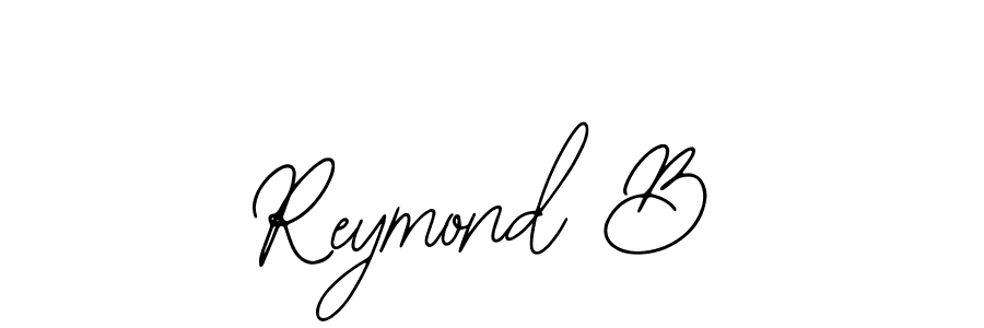 Use a signature maker to create a handwritten signature online. With this signature software, you can design (Bearetta-2O07w) your own signature for name Reymond B. Reymond B signature style 12 images and pictures png