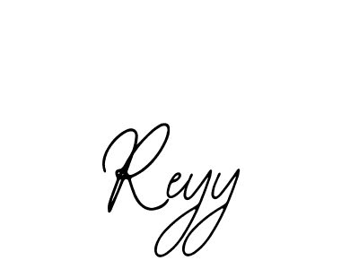 Design your own signature with our free online signature maker. With this signature software, you can create a handwritten (Bearetta-2O07w) signature for name Reyy. Reyy signature style 12 images and pictures png