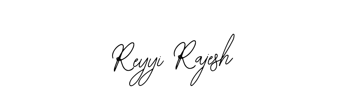 This is the best signature style for the Reyyi Rajesh name. Also you like these signature font (Bearetta-2O07w). Mix name signature. Reyyi Rajesh signature style 12 images and pictures png