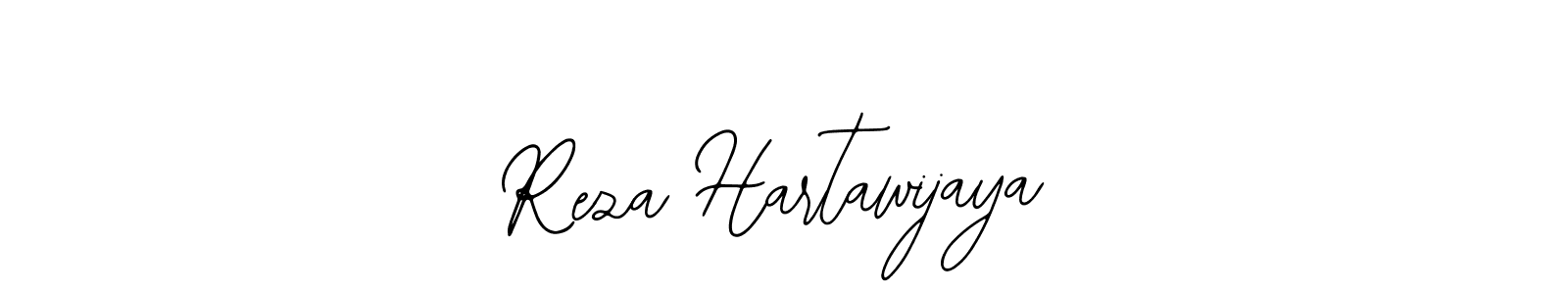 How to make Reza Hartawijaya name signature. Use Bearetta-2O07w style for creating short signs online. This is the latest handwritten sign. Reza Hartawijaya signature style 12 images and pictures png