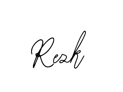 Also we have Rezk name is the best signature style. Create professional handwritten signature collection using Bearetta-2O07w autograph style. Rezk signature style 12 images and pictures png