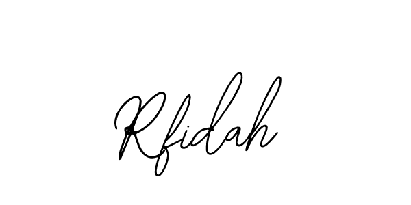 Make a beautiful signature design for name Rfidah. With this signature (Bearetta-2O07w) style, you can create a handwritten signature for free. Rfidah signature style 12 images and pictures png