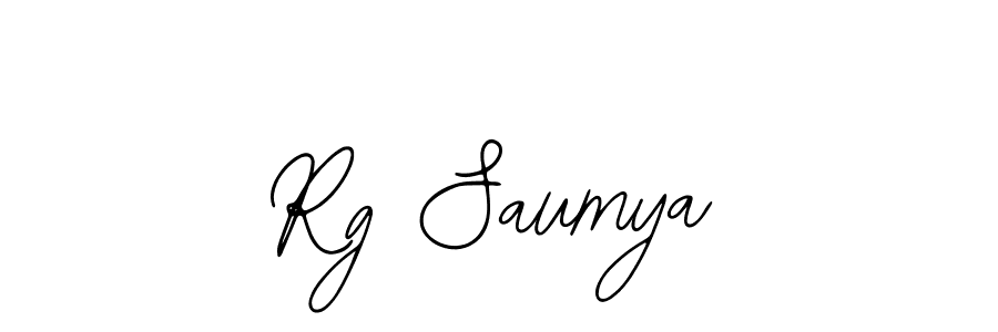 Make a short Rg Saumya signature style. Manage your documents anywhere anytime using Bearetta-2O07w. Create and add eSignatures, submit forms, share and send files easily. Rg Saumya signature style 12 images and pictures png