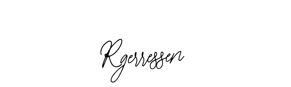 How to make Rgerressen name signature. Use Bearetta-2O07w style for creating short signs online. This is the latest handwritten sign. Rgerressen signature style 12 images and pictures png