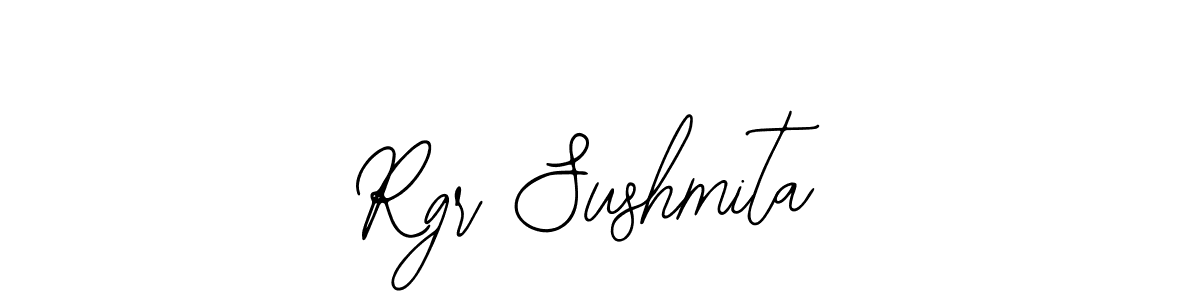 Use a signature maker to create a handwritten signature online. With this signature software, you can design (Bearetta-2O07w) your own signature for name Rgr Sushmita. Rgr Sushmita signature style 12 images and pictures png