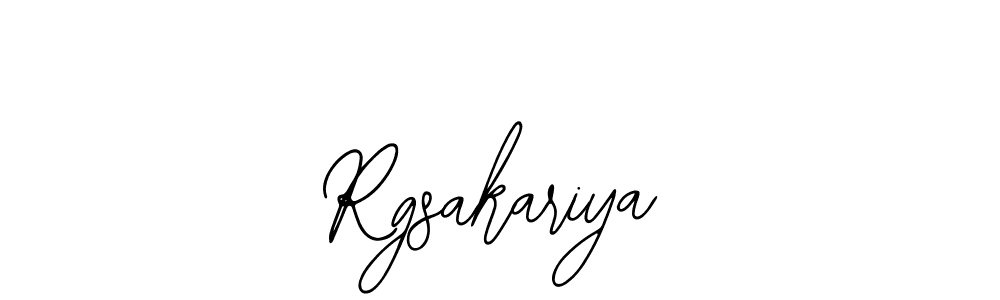 How to make Rgsakariya signature? Bearetta-2O07w is a professional autograph style. Create handwritten signature for Rgsakariya name. Rgsakariya signature style 12 images and pictures png