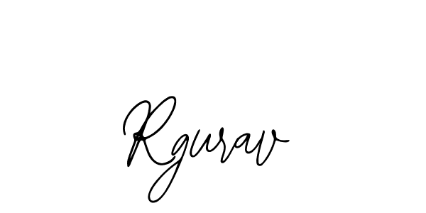 The best way (Bearetta-2O07w) to make a short signature is to pick only two or three words in your name. The name Rgurav include a total of six letters. For converting this name. Rgurav signature style 12 images and pictures png