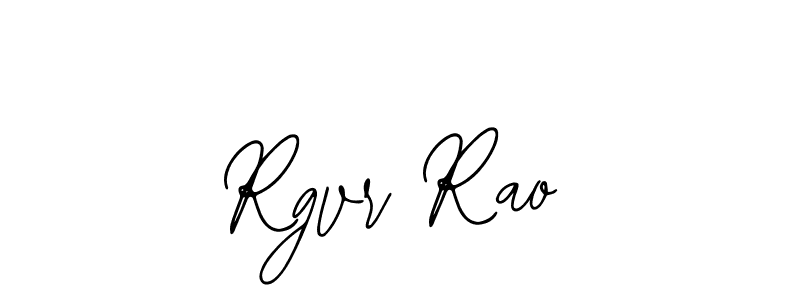 How to make Rgvr Rao signature? Bearetta-2O07w is a professional autograph style. Create handwritten signature for Rgvr Rao name. Rgvr Rao signature style 12 images and pictures png