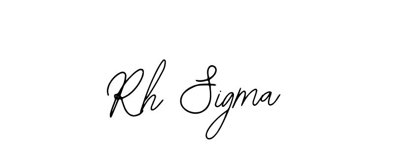 The best way (Bearetta-2O07w) to make a short signature is to pick only two or three words in your name. The name Rh Sigma include a total of six letters. For converting this name. Rh Sigma signature style 12 images and pictures png