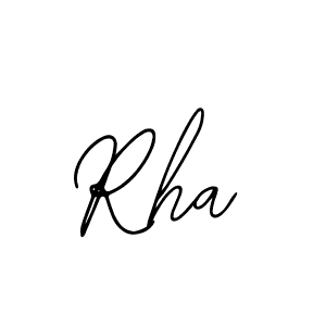 How to make Rha name signature. Use Bearetta-2O07w style for creating short signs online. This is the latest handwritten sign. Rha signature style 12 images and pictures png