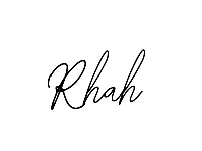 How to make Rhah signature? Bearetta-2O07w is a professional autograph style. Create handwritten signature for Rhah name. Rhah signature style 12 images and pictures png