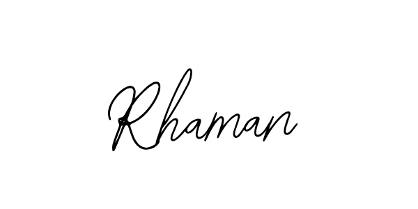 How to make Rhaman signature? Bearetta-2O07w is a professional autograph style. Create handwritten signature for Rhaman name. Rhaman signature style 12 images and pictures png
