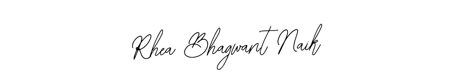 Use a signature maker to create a handwritten signature online. With this signature software, you can design (Bearetta-2O07w) your own signature for name Rhea Bhagwant Naik. Rhea Bhagwant Naik signature style 12 images and pictures png