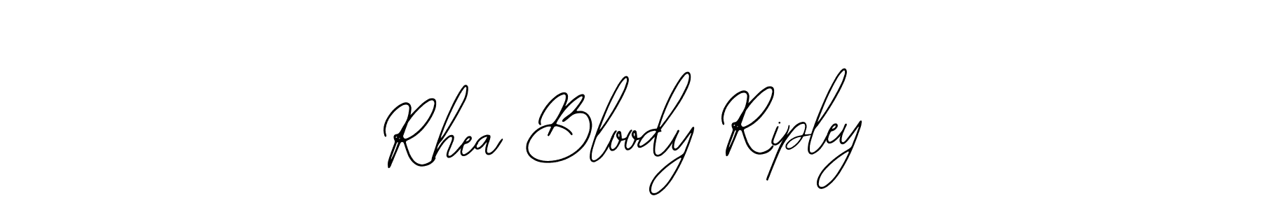 How to make Rhea Bloody Ripley signature? Bearetta-2O07w is a professional autograph style. Create handwritten signature for Rhea Bloody Ripley name. Rhea Bloody Ripley signature style 12 images and pictures png