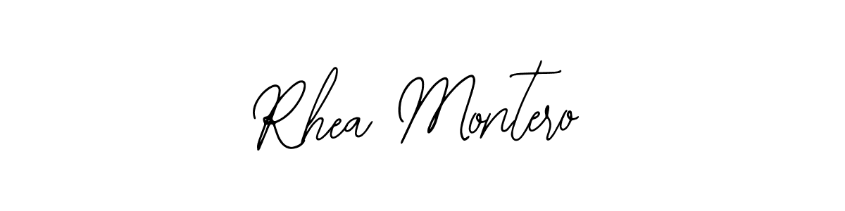 It looks lik you need a new signature style for name Rhea Montero. Design unique handwritten (Bearetta-2O07w) signature with our free signature maker in just a few clicks. Rhea Montero signature style 12 images and pictures png