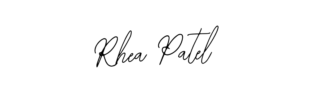 Design your own signature with our free online signature maker. With this signature software, you can create a handwritten (Bearetta-2O07w) signature for name Rhea Patel. Rhea Patel signature style 12 images and pictures png