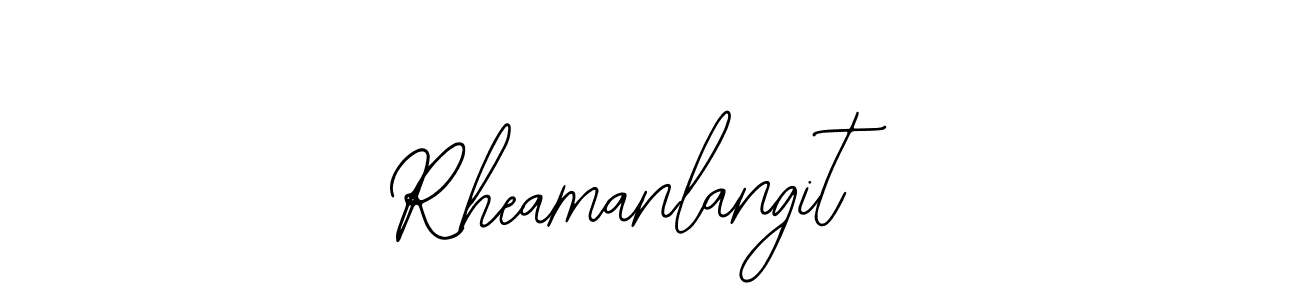 Rheamanlangit stylish signature style. Best Handwritten Sign (Bearetta-2O07w) for my name. Handwritten Signature Collection Ideas for my name Rheamanlangit. Rheamanlangit signature style 12 images and pictures png