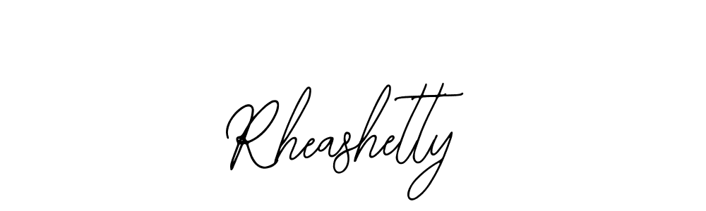 How to make Rheashetty signature? Bearetta-2O07w is a professional autograph style. Create handwritten signature for Rheashetty name. Rheashetty signature style 12 images and pictures png