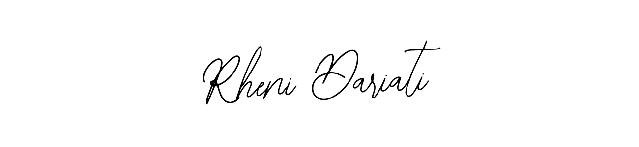 This is the best signature style for the Rheni Dariati name. Also you like these signature font (Bearetta-2O07w). Mix name signature. Rheni Dariati signature style 12 images and pictures png