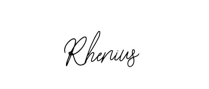 Bearetta-2O07w is a professional signature style that is perfect for those who want to add a touch of class to their signature. It is also a great choice for those who want to make their signature more unique. Get Rhenius name to fancy signature for free. Rhenius signature style 12 images and pictures png