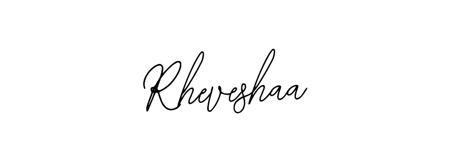 Similarly Bearetta-2O07w is the best handwritten signature design. Signature creator online .You can use it as an online autograph creator for name Rheveshaa. Rheveshaa signature style 12 images and pictures png
