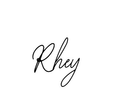 The best way (Bearetta-2O07w) to make a short signature is to pick only two or three words in your name. The name Rhey include a total of six letters. For converting this name. Rhey signature style 12 images and pictures png