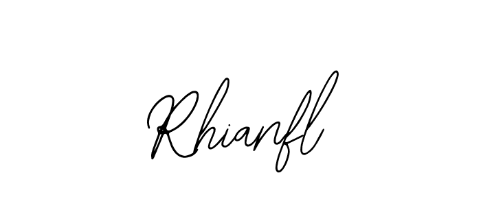 The best way (Bearetta-2O07w) to make a short signature is to pick only two or three words in your name. The name Rhianfl include a total of six letters. For converting this name. Rhianfl signature style 12 images and pictures png