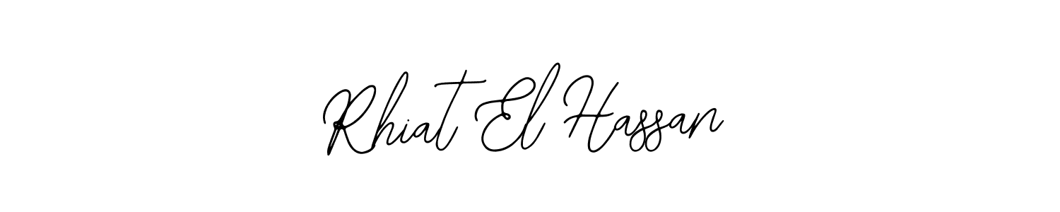 Make a beautiful signature design for name Rhiat El Hassan. Use this online signature maker to create a handwritten signature for free. Rhiat El Hassan signature style 12 images and pictures png