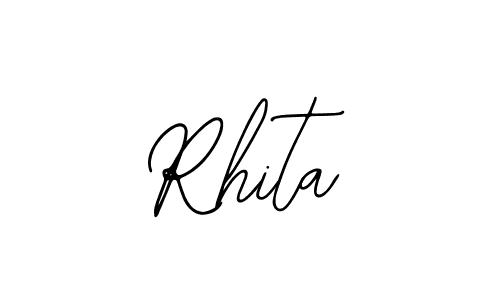 How to make Rhita signature? Bearetta-2O07w is a professional autograph style. Create handwritten signature for Rhita name. Rhita signature style 12 images and pictures png