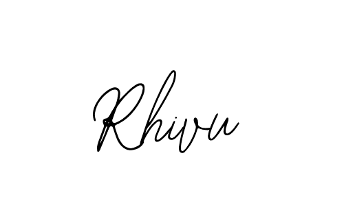 The best way (Bearetta-2O07w) to make a short signature is to pick only two or three words in your name. The name Rhivu include a total of six letters. For converting this name. Rhivu signature style 12 images and pictures png