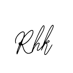 Also You can easily find your signature by using the search form. We will create Rhk name handwritten signature images for you free of cost using Bearetta-2O07w sign style. Rhk signature style 12 images and pictures png