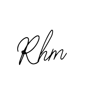 How to make Rhm signature? Bearetta-2O07w is a professional autograph style. Create handwritten signature for Rhm name. Rhm signature style 12 images and pictures png