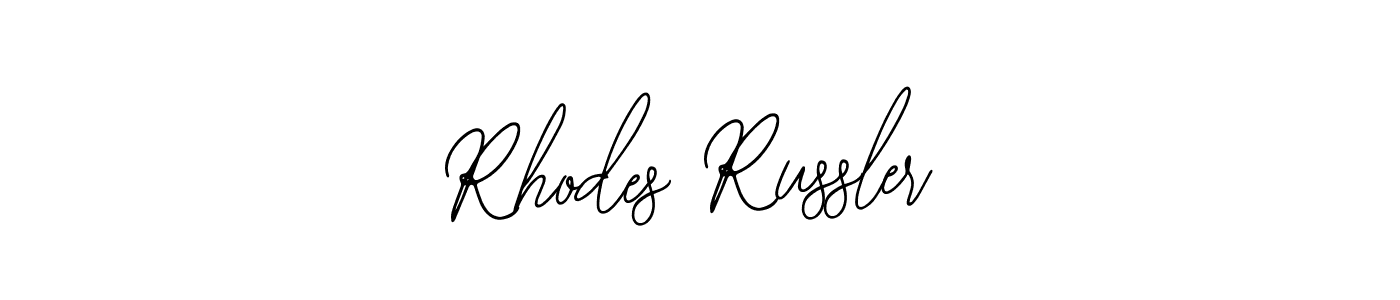 Create a beautiful signature design for name Rhodes Russler. With this signature (Bearetta-2O07w) fonts, you can make a handwritten signature for free. Rhodes Russler signature style 12 images and pictures png