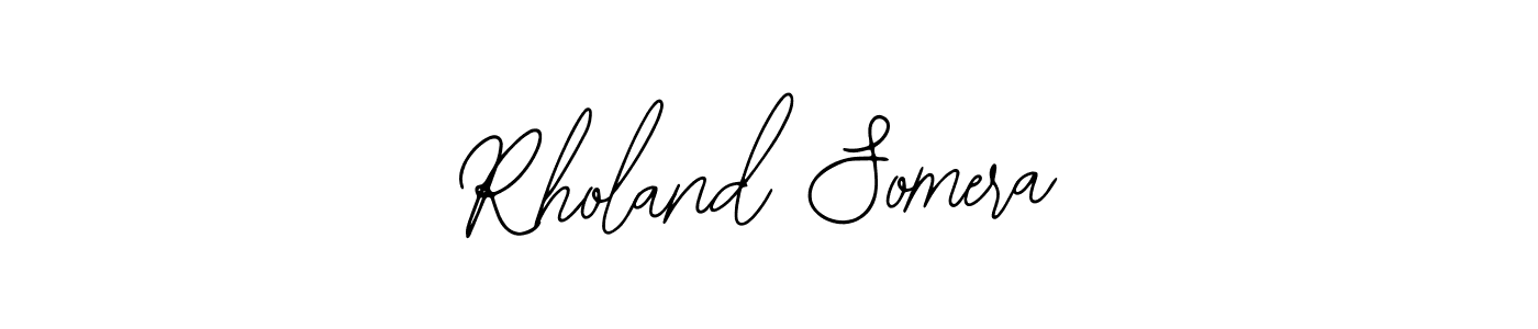 Make a beautiful signature design for name Rholand Somera. With this signature (Bearetta-2O07w) style, you can create a handwritten signature for free. Rholand Somera signature style 12 images and pictures png