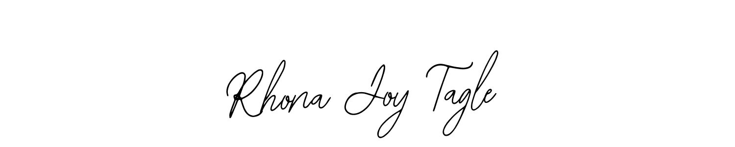 How to make Rhona Joy Tagle name signature. Use Bearetta-2O07w style for creating short signs online. This is the latest handwritten sign. Rhona Joy Tagle signature style 12 images and pictures png