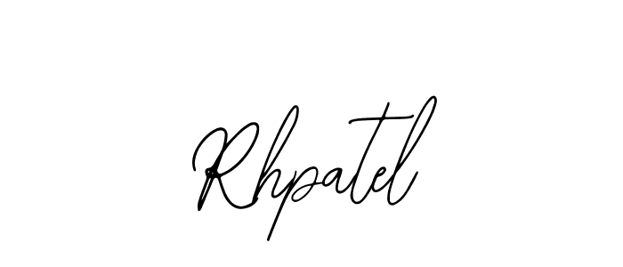 Design your own signature with our free online signature maker. With this signature software, you can create a handwritten (Bearetta-2O07w) signature for name Rhpatel. Rhpatel signature style 12 images and pictures png