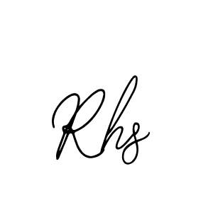 Use a signature maker to create a handwritten signature online. With this signature software, you can design (Bearetta-2O07w) your own signature for name Rhs. Rhs signature style 12 images and pictures png