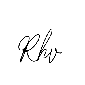 You should practise on your own different ways (Bearetta-2O07w) to write your name (Rhv) in signature. don't let someone else do it for you. Rhv signature style 12 images and pictures png