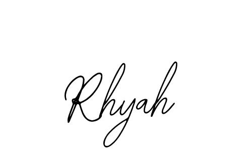Rhyah stylish signature style. Best Handwritten Sign (Bearetta-2O07w) for my name. Handwritten Signature Collection Ideas for my name Rhyah. Rhyah signature style 12 images and pictures png