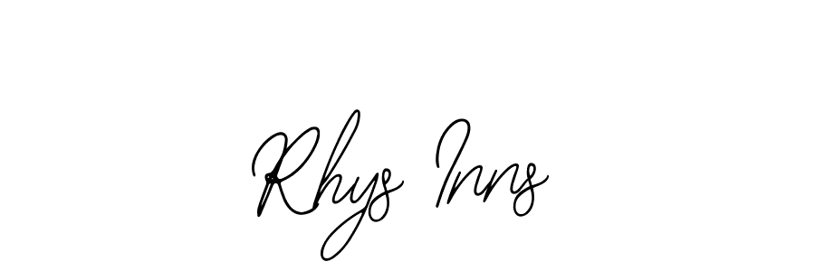 Design your own signature with our free online signature maker. With this signature software, you can create a handwritten (Bearetta-2O07w) signature for name Rhys Inns. Rhys Inns signature style 12 images and pictures png