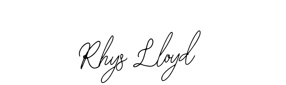 if you are searching for the best signature style for your name Rhys Lloyd. so please give up your signature search. here we have designed multiple signature styles  using Bearetta-2O07w. Rhys Lloyd signature style 12 images and pictures png