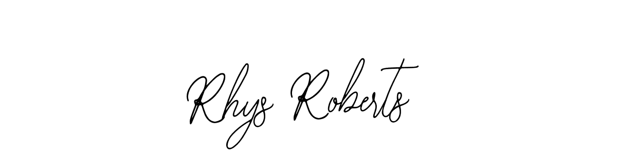 Also You can easily find your signature by using the search form. We will create Rhys Roberts name handwritten signature images for you free of cost using Bearetta-2O07w sign style. Rhys Roberts signature style 12 images and pictures png