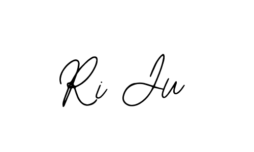 How to make Ri Ju signature? Bearetta-2O07w is a professional autograph style. Create handwritten signature for Ri Ju name. Ri Ju signature style 12 images and pictures png